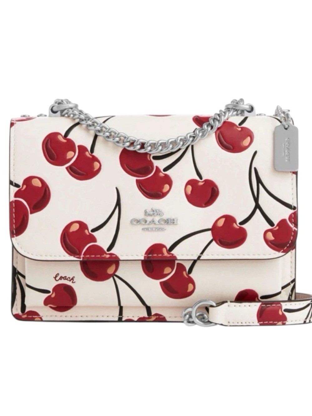 COACH Mini Klare Crossbody Bag with Cherry Print